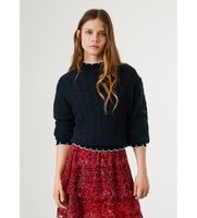 pepe jeans para mujer pl7000016 jersey charil marino l casual acrilico