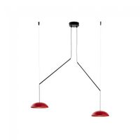 lampara colgante led absidiola plato movil 2x35w
