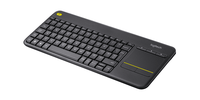 teclado inalambrico logitech k400 plus negro
