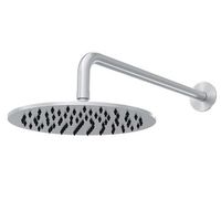 kit de ducha 30cm acero inox 316l acabado satinato interior y exterior