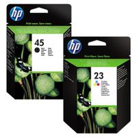 original multipack hp deskjet 1120c printer ink cartridges 2 pack -51645ae