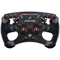 volante fanatec clubsport formula v25 x fibra de carbono 11 botones pantalla oled led rgb