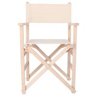 sillon director fabricada en madera de haya acabado sin barniz 515x46x86 cm