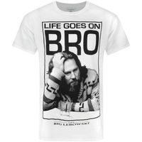the big lebowski camiseta life goes on bro para hombre