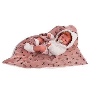 Muñeca Recién Nacida Lea Manta Panda - Antonio Juan 50154