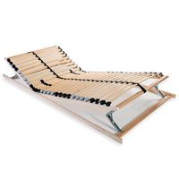 cama individual  cama para adultos  somier de laminas con 28 listones 7 regiones 70x200 cm cfw795245