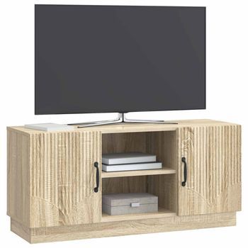 Mueble De Tv | Mueble De Salón | Gabinete De Tv Roble Sonoma 102 X 34,5 X 47 Cm