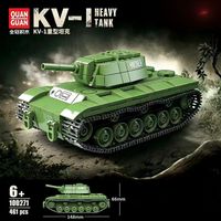 quanguan 100271 kvr1 bloques de construccion de modelo de tanque pesado 461 piezas vehiculo militar ladrillos diy juguete coleccionable para adultos