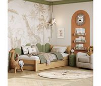 cama individual con cajon para colchon n02 pino natural
