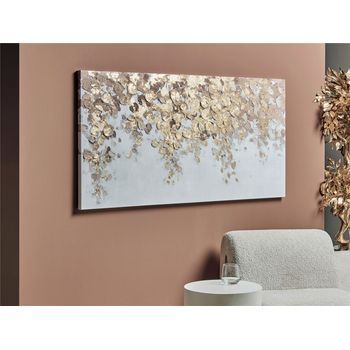 Lienzo Impr. Oro Y Tierra 70% Oleo 140x3x70cm