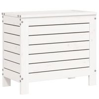 taburete de jardin  otomana de jardin  reposapies de jardin madera maciza de pino blanco 62x315x52 cm