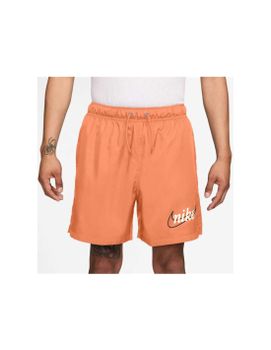 Pantalones Cortos Nike Woven Flow Hombre Naranja