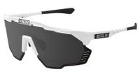 gafas scicon aeroshade kunken blanco brillante   gris espejo