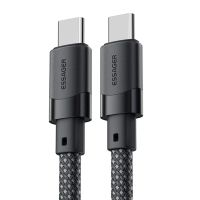 cable usb-c a usb-c mensaje es-x53 5a 60w100w de carga rapida y transmision de datos con nucleo de cobre de 1 metro de