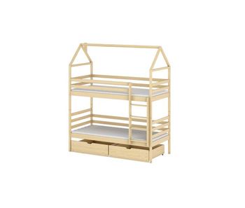 Cama alex house, estilo moderno. dispone de 2 cajones.