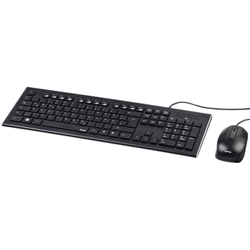 Hama Kit teclado y rat n con cable Cortino ESP