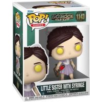 figura funko pop bioshock little sister con jeringa de vinilo coleccionable