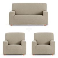 pack de funda elastica sofa 3  1  1troya vison