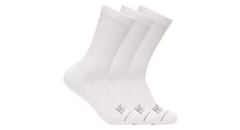 Calcetines hoka crew run blancos  3 pares