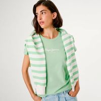 pepe jeans camiseta new virginia ss n verde pl505202-612