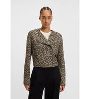 boss para mujer 50546006 chaqueta jaleo marron 44 casual animal print algodon