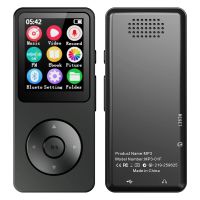 mp3-01f 32gb64gb bluetooth 50 reproductor de mp3 con pantalla de 18 pulgadas sonido hi-fi 30 h de reproduccion radio