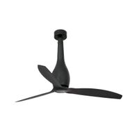ventilador sin luz abs negro mate 128x128x64 cm
