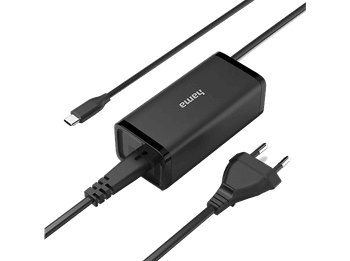 Cargador para portátil - Hama 00200024, 100W, Conexión USB-C, Negro
