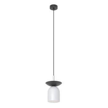 Lámpara colgante lorenza gris+negro