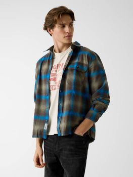 Camisa Corta De Cuadros