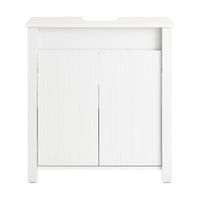 mueble para debajo del lavabo 2 puertas mdf blanco