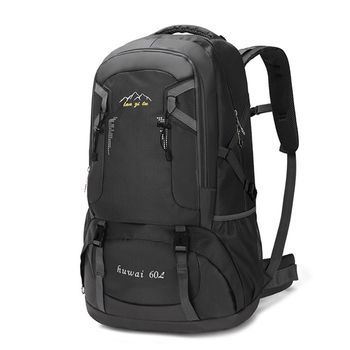 Mochila De 60l Para Montañismo Y Senderismo Black