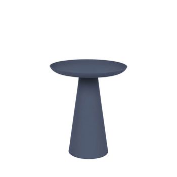 Mesa auxiliar redonda de aluminio ø34,5cm - azul