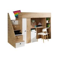 litera hartford 362 individuales de color marron claro aglomerado laminado somieres