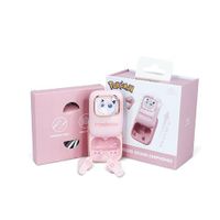 otl technologies auriculares inalambricos pokemon jigglypuff con estuche de carga deslizante y luz led