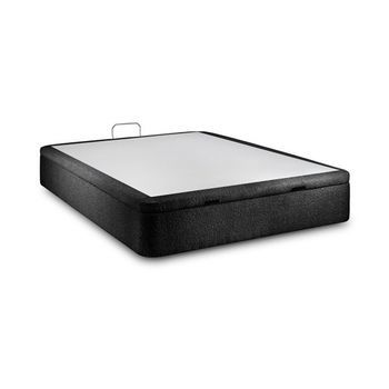 Base De Cama Con Almacenaje Plegable Ascot  Black  200 X 90 Cm