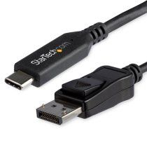 StarTech.com Cable de 1,8m USB-C a DisplayPort 1.4 - Adaptador Conversor de VÃdeo USB Tipo C a DP 1.4 de 4K/5K/8K con Modo Alt - HBR3/HDR/DSC - Cable DP 8K 60Hz para USB-C/Thunderbolt 3