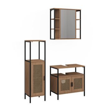 Conjunto De Muebles De Baño De 3 Piezas Linara Juego De 3 Vicco