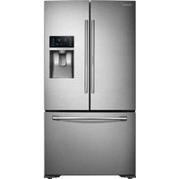 samsung food showcase american-style stainless steel fridge freezer rf23htedbsreu blue