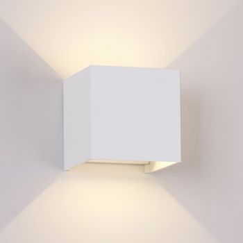 Aplique de exterior led davos dim 2700k (2x6w)
