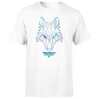 wolfpack galaxy chest mens t-shirt - white - xxl - white