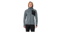 forro polar con capucha vaude monviso ii gris