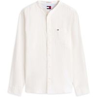 tommy jeans camisa manga larga tjm reg linen mx ban para hombre