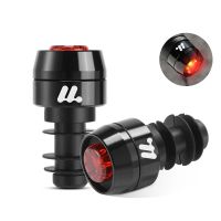 west biking 2 piezas tapon de manillar para bicicleta grip luz trasera de advertencia mtb para manillares de 222 mm 3 m