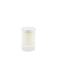 vela blanca con aroma a almizcle 7x113 cm