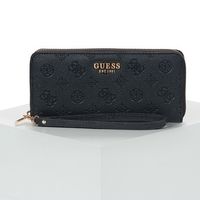 guess cartera ella logo slg lrg zip around para mujer