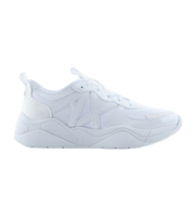 ax armani exchange para mujer xdx039xv31100152 zapatillas lace up blanco 375 plano cordones casual
