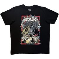 metallica camiseta conquest para mujer