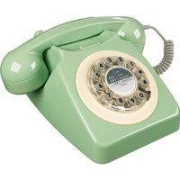 wild  wolf 746 corded phone - swedish green green