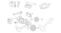 kit de funda de cambio trasero sram gx eagle axs